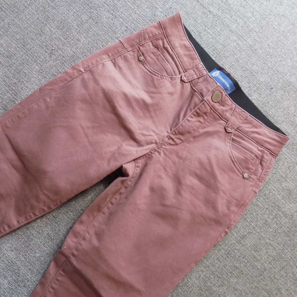 Democracy Ab-solution Pants Womens 4 Mauve Good Sim Straight Stretch
